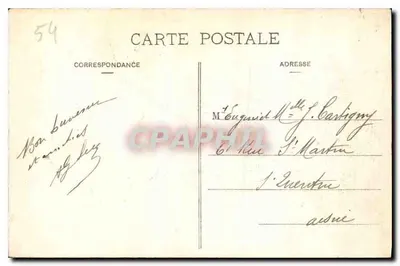 NANCY — Plac Stanisława — Kręgi Jana Lamour — wydawca Heuven & Cie, nr 102 — Rewers
