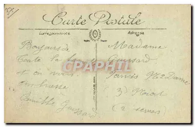 Tours — Wieża Karola Wielkiego, XII wiek — wydawca nieznany, nr 35 — Rewers