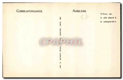 Azay-le-Rideau — Zamek Narodowy — Muzeum Renesansu (XVe wieku) — I.L. — Rewers