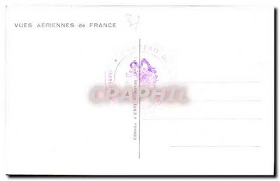 Chenonceaux — widok z lotu — Wydawnictwo « ERVU » — Rewers
