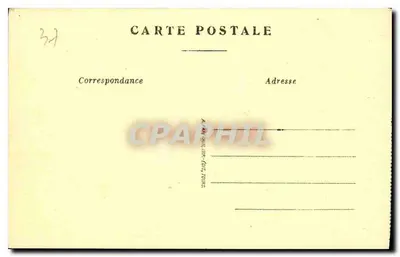 Amboise (Loira) — Zamek — Zabytek historyczny zbudowany przez Karola VIII i Ludwika XII, częściowo odrestaurowany przez hrabiego Paryża, obecny właściciel książę Orleanów — A. P. — Rewers