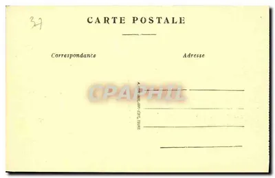 Chenonceaux (Loire-et-Cher) — O Castelo, A Ala Thomas Bohier, a Torre das Marcas e o Ponte-Levis — A.P. — Verso