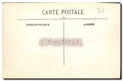 Chenonceaux — El Castillo (Monumento Histórico) — La Fachada Occidental — LL — Reverso