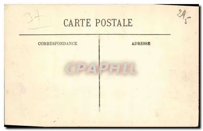 Chenonceaux - Zamek - Façada - Wieża Marques i Most Levis — LL — Rewers