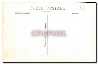 Loches (Loir-et-Cher) - Portal da Colegiata Saint-Ours (século X) - A. B. — Verso