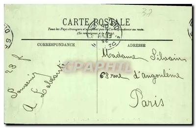LANGEAIS — El Castillo — Parte Sureste — Edición reeditada J. J. J. — n°26 — Reverso