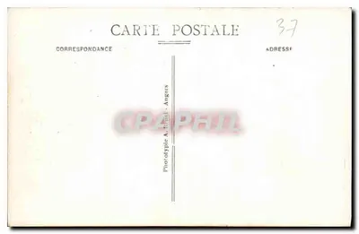 Loches (Loir-et-Cher) - Castelo Real - fachada Sul-Oeste - A. B. — Verso