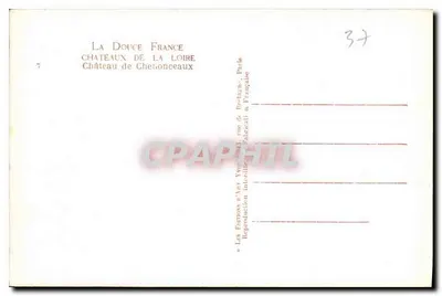Castelo de Chenonceaux — A Doce França — Yvon — Verso