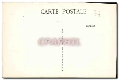Amboise (Loira) — Zamek, fasada północna — A. B. — Rewers