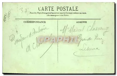 Amboise — Zamek — LL. n°10 — Rewers