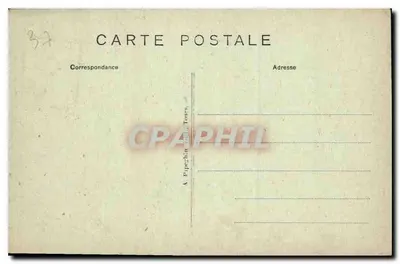 Azay-le-Rideau — Het nationale kasteel — zuidelijke gevel — A.P. — Achterkant