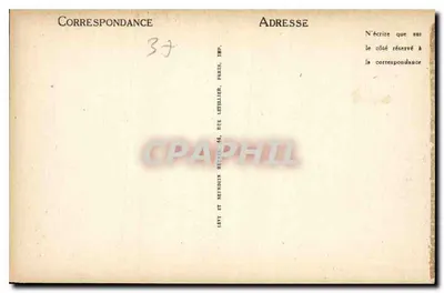 Amboise (Indre-et-Loire) - Zamek (XVe w.) - wysokie wyrzeźbione elementy nad portalami Porty Świętego Huberta (XVe w.) - ND — Rewers