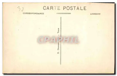 Azay-le-Rideau (Indre-et-Loire) — Zamek — R. Doranze, wyd. Tours — Rewers