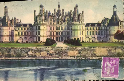 Zamek Chambord — Façada Północna — Les Editions Saint Yvon, Paryż
