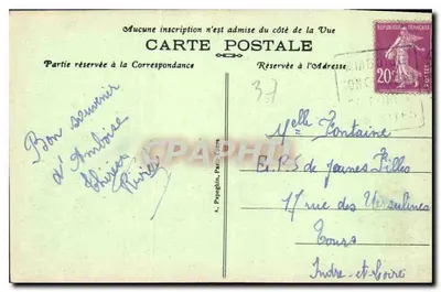 Amboise (Indre-et-Loire) — Il Castello - Cappella di San Hubert — A.P. — Verso