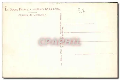 Castelo de Montresor — Castelos da Loire — Edição de Arte YVON — Verso