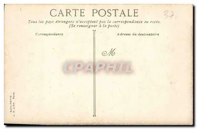 Villandry — Pałac Główny — L. V. à C. Posa — Rewers