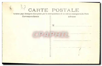 Ussé (Indre-et-Loire) — Zamek, część północno-wschodnia — wydawca nieznany, nr 38 — Rewers