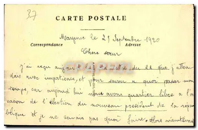 Azay-le-Rideau — O Castelo — Fachada Oriental e a Indre — A. P. — Verso