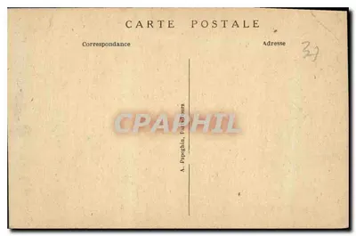 Chenonceau (Loiret) — Zamek (strona wschodnia) — A.P. Zamek (strona wschodnia) — Rewers