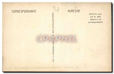Loches — Pałac Królewski. Widok fasady — LL — Rewers