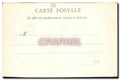 Tours — Casa de Tristan l'Hermite. Pátio interno — C. L. C. n°38 — Verso