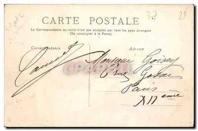 Castelo de Luynes (Indre-et-Loire) — séculos XV e XVI — editor não visível, n° de série 61 — Verso