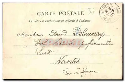 Loches — Zamek — A. Champigny, n°133 — Rewers
