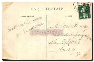 Amboise - Spot polowy - Pałac Pavode zbudowany przez Choiseula (XVIII wiek) - M. M. — Rewers