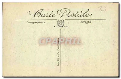 Amboise — Zamek — Wieże samochodowe — Lévy Frères Paris — Rewers