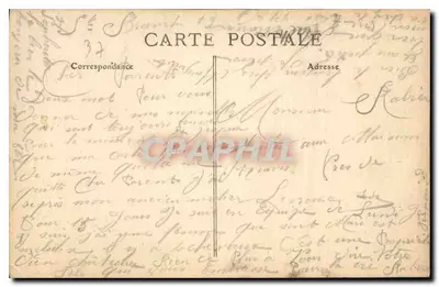 Tours (Loira) — Catedral de San Gatien (siglo XII-XVI) — editor A.P. — Reverso