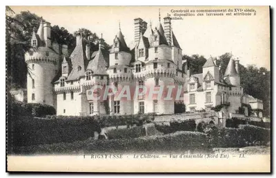 Rigny-Usse - O Castelo — Vista geral (Nord Est) — L.I.