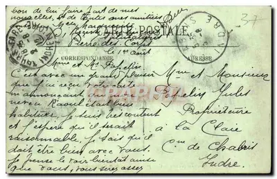 Tours — Widok panoramiczny na stację kolejową z wież katedry — LL — 218 — Rewers