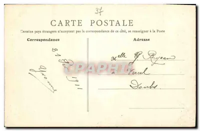 Schloss Chenonceaux — Übersicht — Verlag: République Française, n° 501 — Rückseite