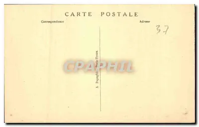 Loches (Loir-et-Cher) — O Castelo Real e a Porta dos Cordeliers — A. P. — Verso