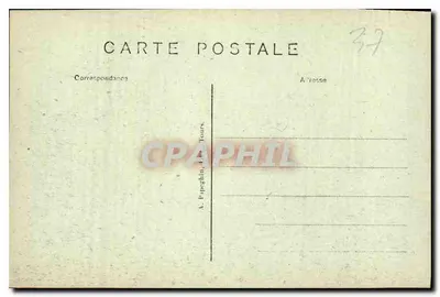 Loches (Loir-et-Cher) — Samenstelling van de Toren van Lodewijk XI en het Martelet — A. Pepeghin, Tours — Achterkant