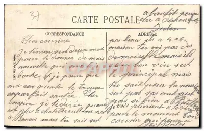 Chinon — O Castelo e a Vienne — I.L. — Verso