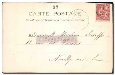 Około Châteaurenault — Zamek Gwiazdy — Wydawca: Wydawnictwo Maurice-Roy, Châteaurenault — Rewers