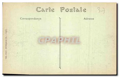 Pignon z dawnego « Officialité » — historyczna świątynia, zaczęta około 1170 — M.D. Photo (N.-E.) — Rewers
