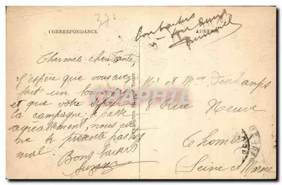 Tours — A Catedral São Gatien (séculos XII e XVI) — A. P. — Verso