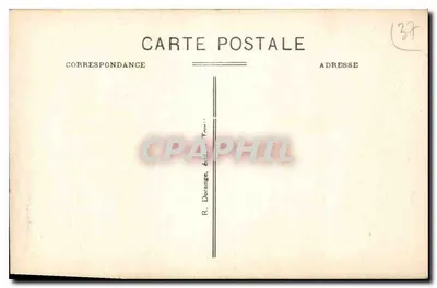 Amboise (H.-et-L.) — O Castelo (m.-h.) — Porta da Salle du Jeu de Paume — Verso