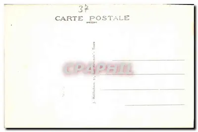 Tours — O Hotel de Ville (Laloux, arquiteto) — J. Malliocheau, 51, rue Nationale, Tours — Verso