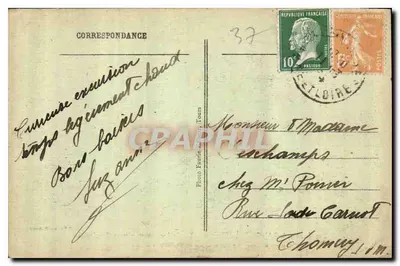 सावोन्नियर्स (L.-et-L.) की गुफाएं — स्टैलैक्टाइट्स और ड्रुइडिक पत्थर — राउस्कट कलेक्शन — पीछे