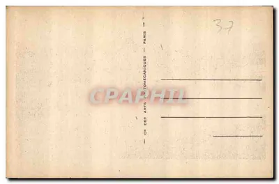 Tours — Widok ogólny — ND.30 — Cr. des Arts Photomécaniques, Paryż — Rewers