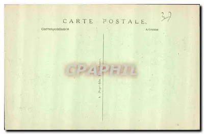 Amboise — Zamek (zabytek XV wieku) i Loara (strona wschodnia) — A. P. — Rewers
