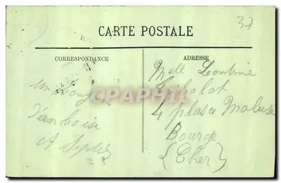 Amboise — Zamek — LL. — Wydawca LL, nr 10 — Rewers