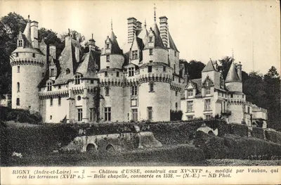 Rigny (Indre-et-Loire) — Castelo de Usse — ND Fot.