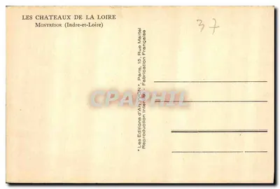 Kasteel van Montresor — Montresor (Indre-et-Loire) — Edities van Kunst Marlet — Achterkant