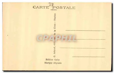 Tours — Plac Jean Jaurès — Po prawej stronie, Pałac Sądowy — Gaby, n°81 — Rewers