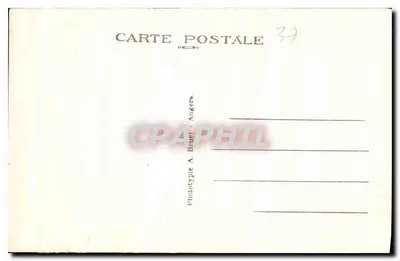 Tours (Loire-et-Cher) — Wejście do Muzeum i Katedra — A. B. — Rewers